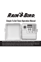 Rain Bird SST-400i Timer Operation manual PDF View/Download