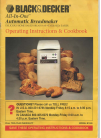 Black & Decker Bread Maker Manuals And User Guides PDF Preview And Download