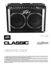 Peavey Classic VTX Series Manuals and User Guides, Amplifier Manuals
