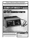 cen tech battery charger instructions