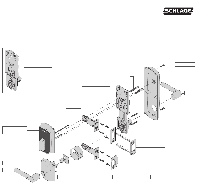 Schlage FE410F Locks Installation instructions manual PDF View/Download
