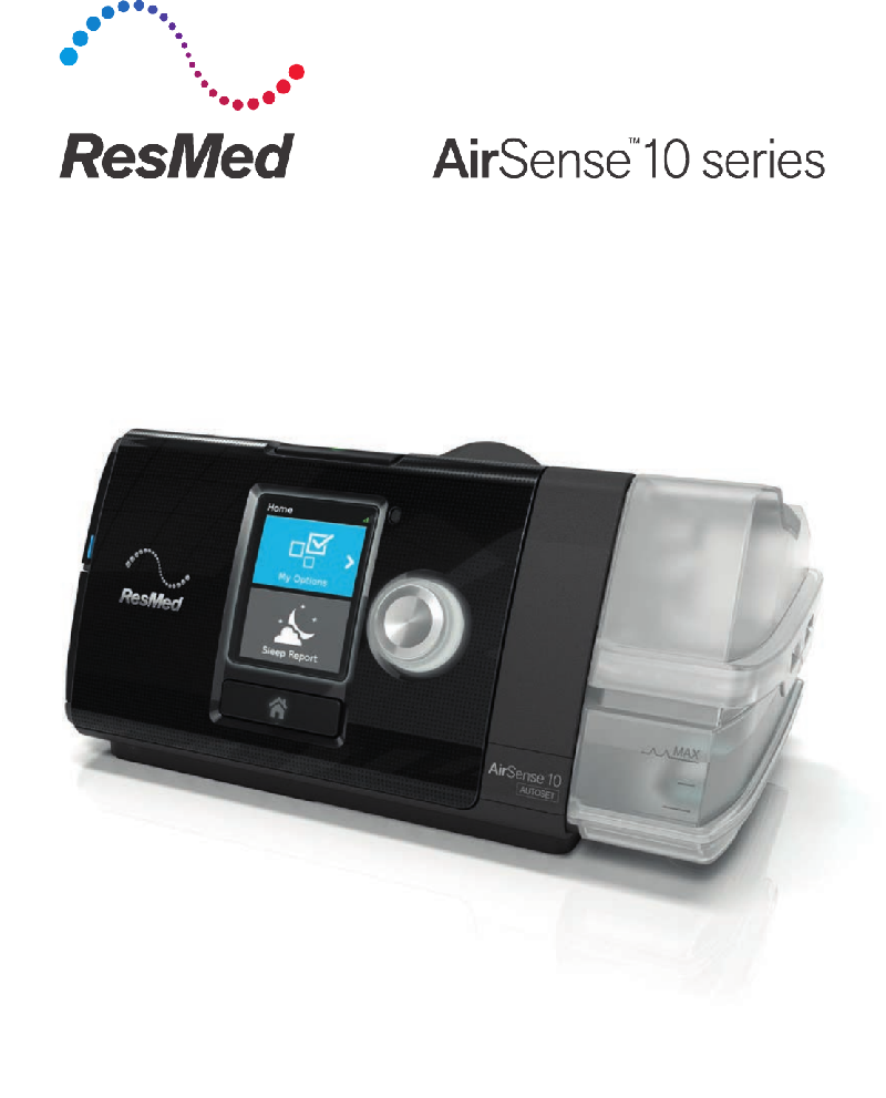 ResMed AirSense 10 Medical Equipment Operation & user’s manual PDF View