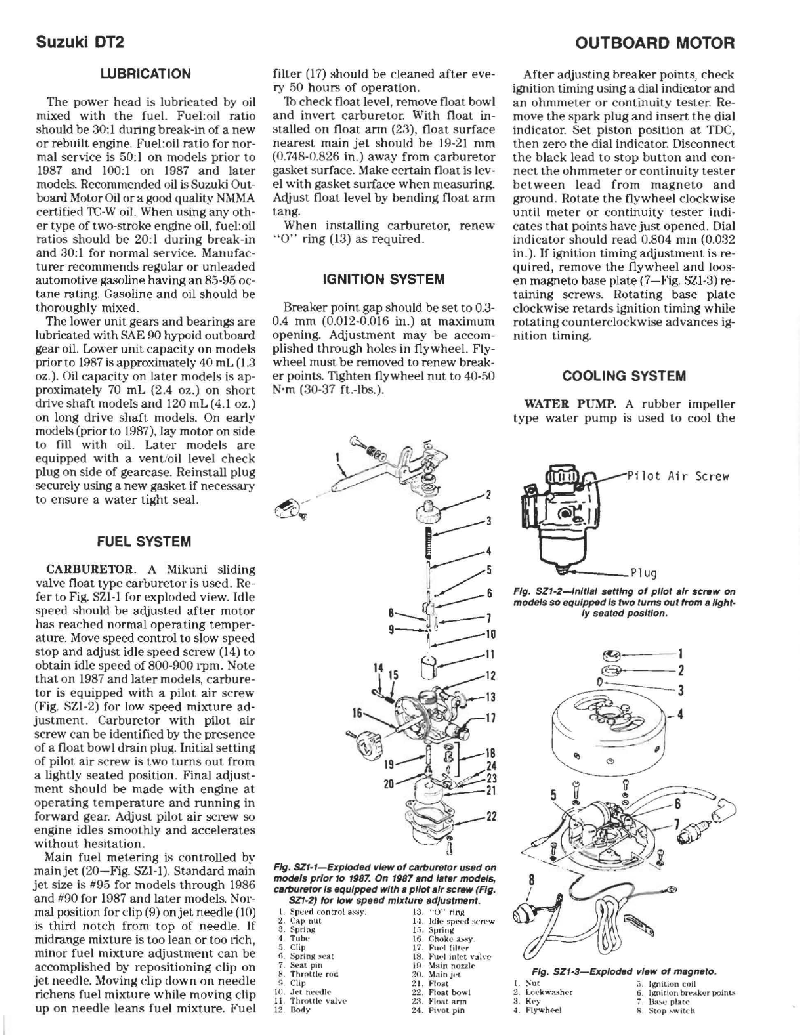 Suzuki dt15 service manual