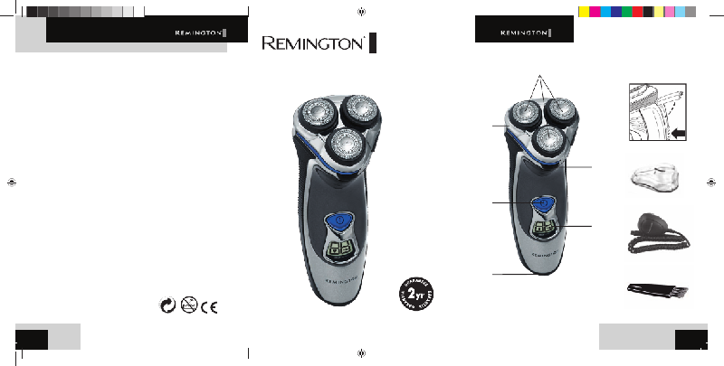 Remington R-4130 Electric Shaver Operation & user’s manual PDF View