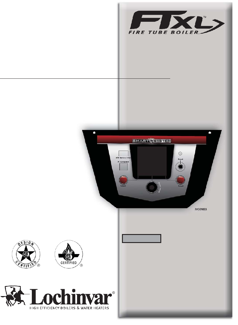 Lochinvar 500 Water Heater Service manual PDF View/Download