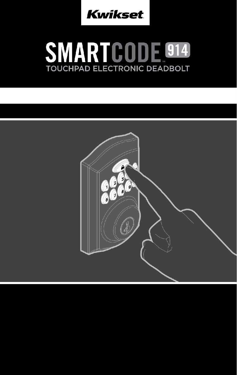Kwikset Smartcode 914 Locks Operation & user’s manual PDF View/Download