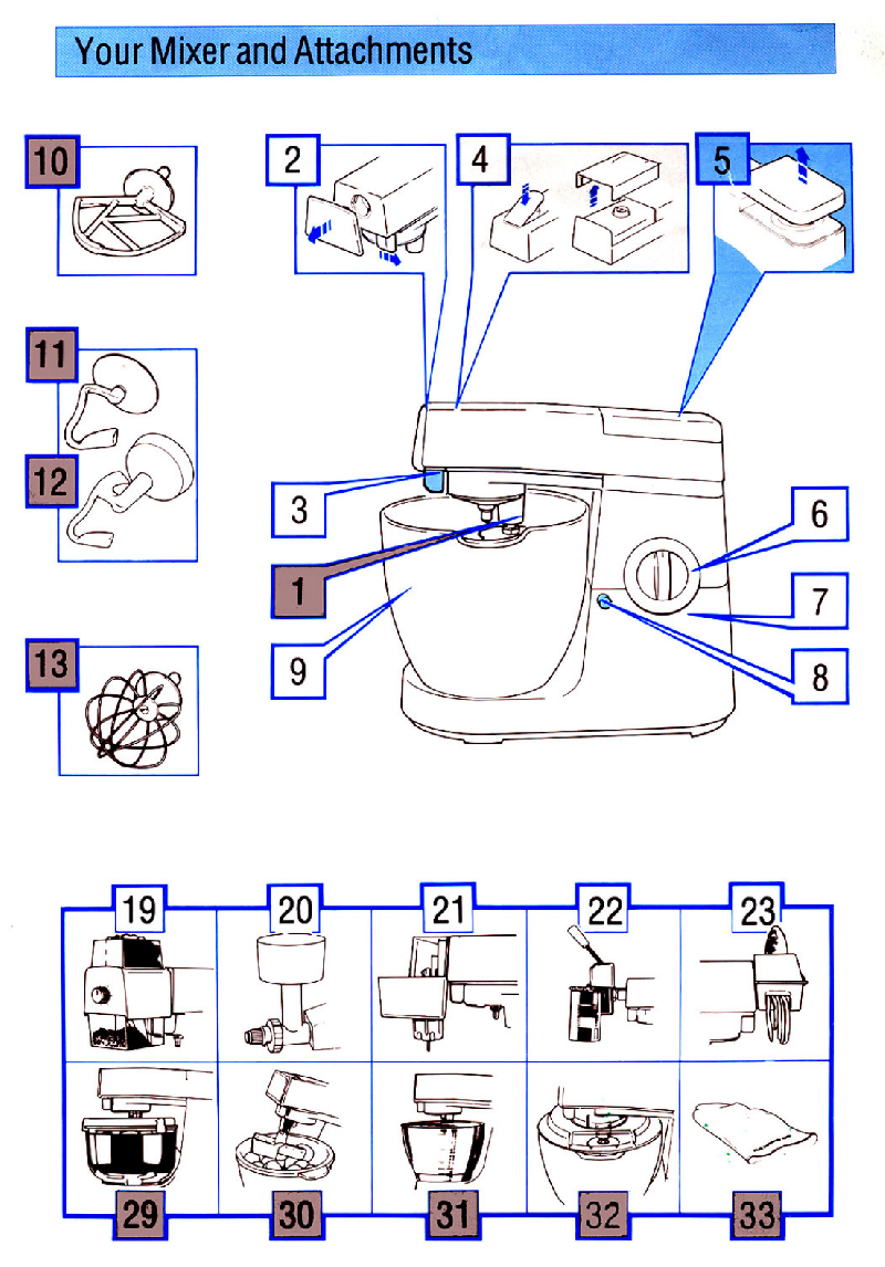 Kenwood Chef Parts Diagram