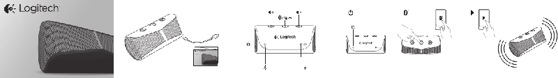 Logitech X300 Portable Speakers Quick start manual PDF View/Download