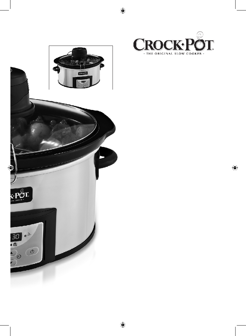 CrockPot CSC012 Slow Cooker Instruction manual PDF View/Download