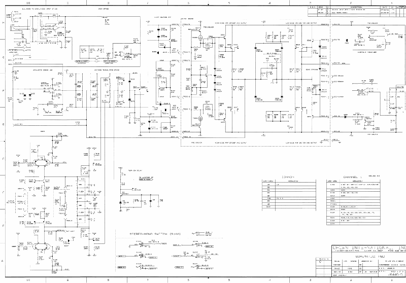 Crown Power Base-2 Musical Instrument Amplifier Schematic diagram PDF