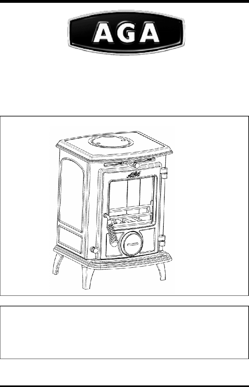 Aga Little Wenlock Classic Stove Installation And Operating Instructions Manual Pdf Viewdownload 1488