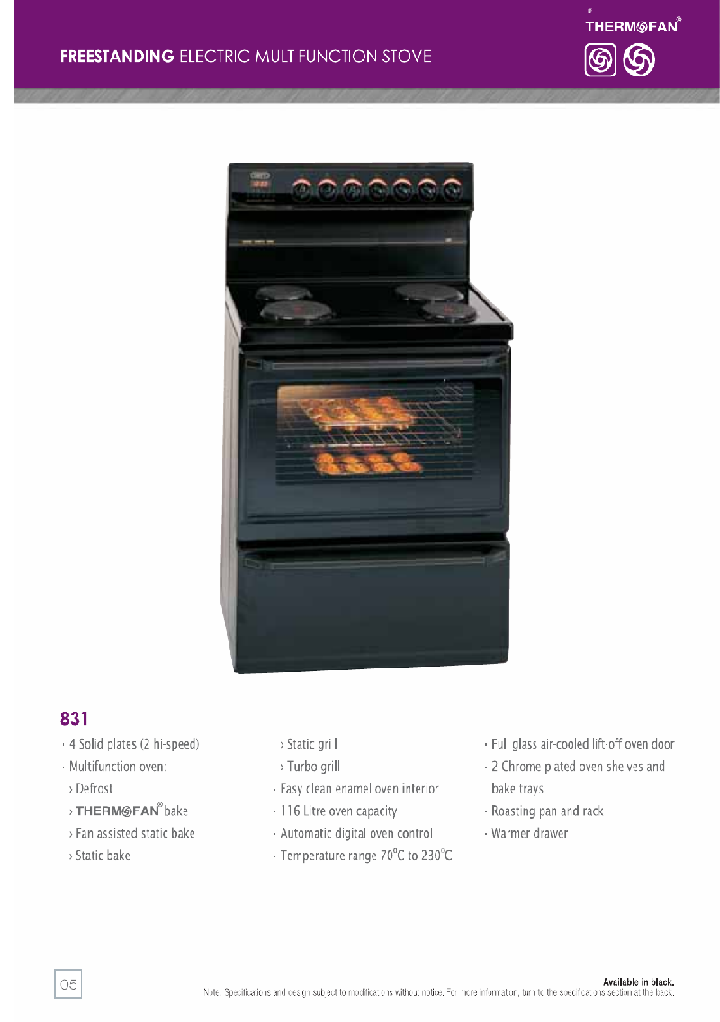 Defy 154 five burner gas Stove Product catalog PDF View/Download, Page # 8