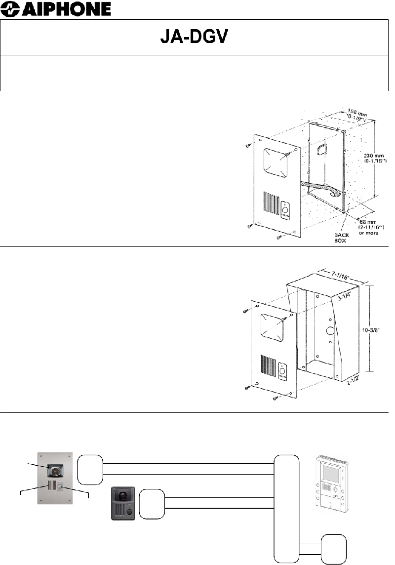 Aiphone System System Installation instructions PDF