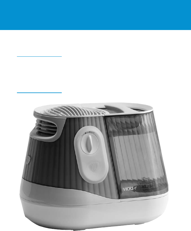 Vicks V4450 Humidifier Use and care manual PDF View/Download