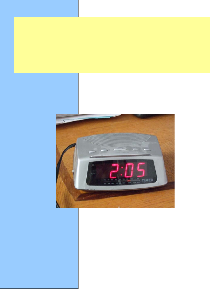 Timex AM/FM Radio Alarm Clock Clock Radio Operation & user’s manual PDF
