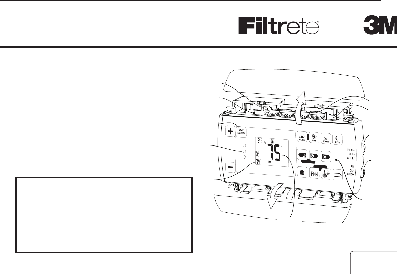 Filtrete 3M-22 Thermostat Operation manual PDF View/Download