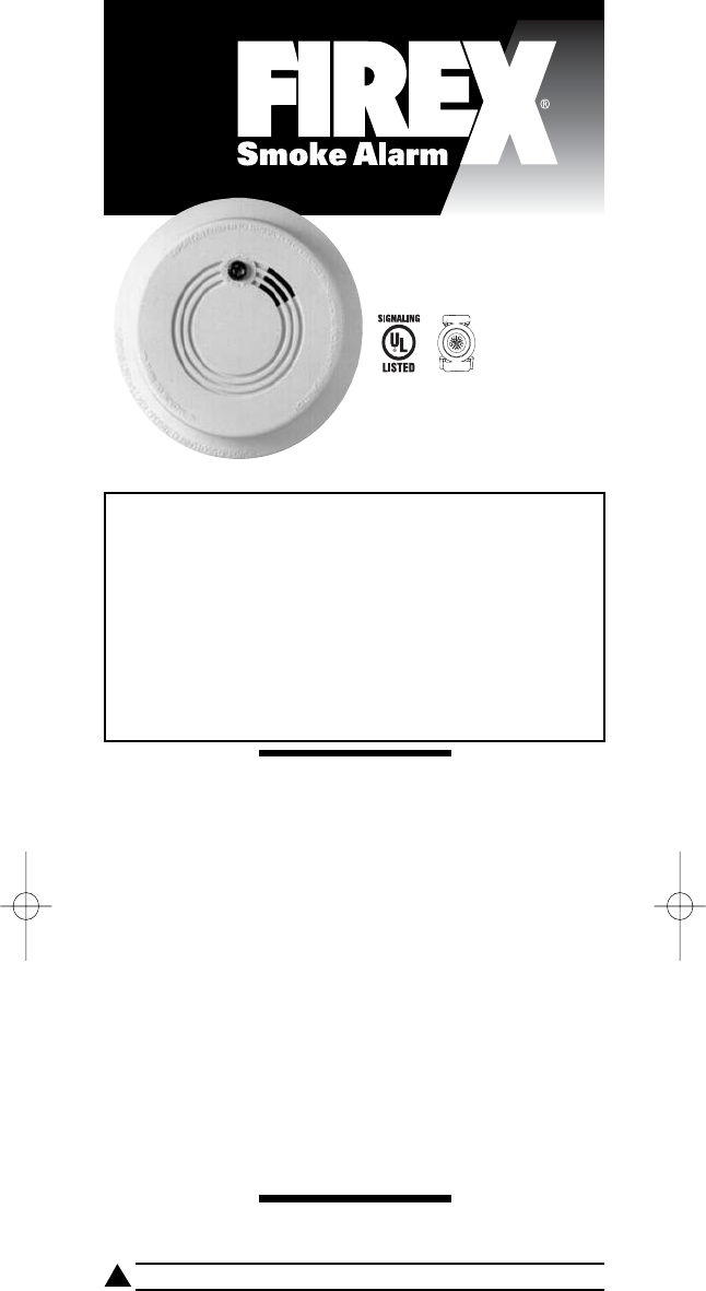 Firex FX1014 Smoke Alarm Manual PDF View/Download