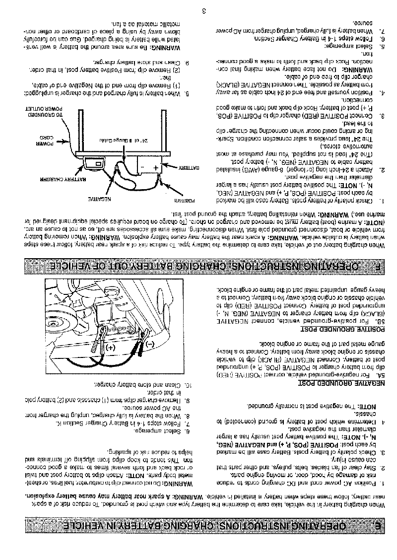 Schumacher MC-1 Battery Charger Owner's manual PDF View/Download, Page # 2