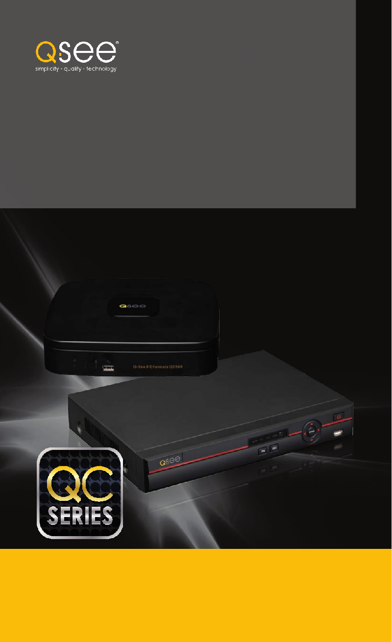 Q-See QC Series Security Camera Operation & user’s manual PDF View/Download