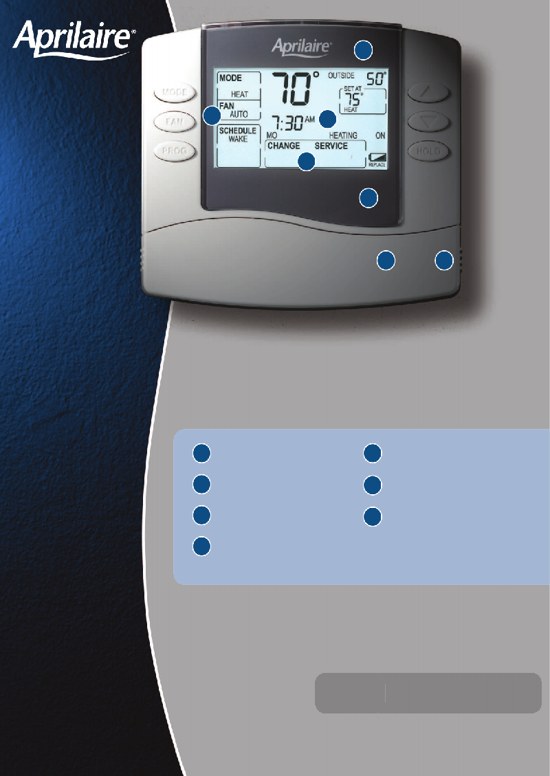 Aprilaire 8466 Thermostat Troubleshooting