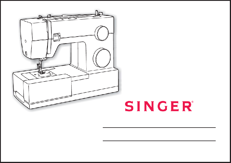 Singer 4411 Sewing Machine Instruction manual PDF View/Download