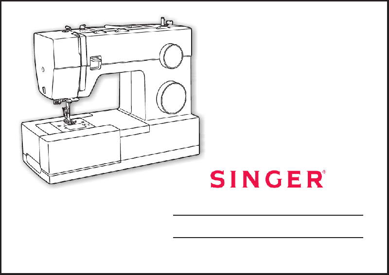 Singer 4423 Sewing Machine Instruction manual PDF View/Download