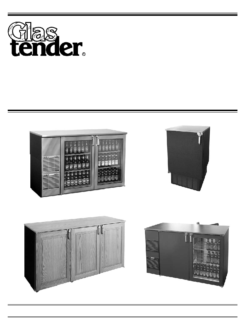 Glastender LP108 Wine Cooler Operation manual PDF View/Download