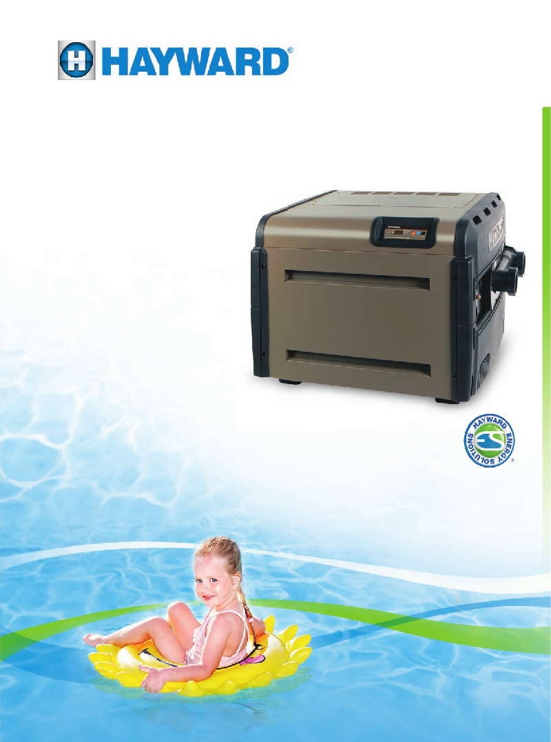 Hayward H150 Swimming Pool Heater Manual PDF View/Download