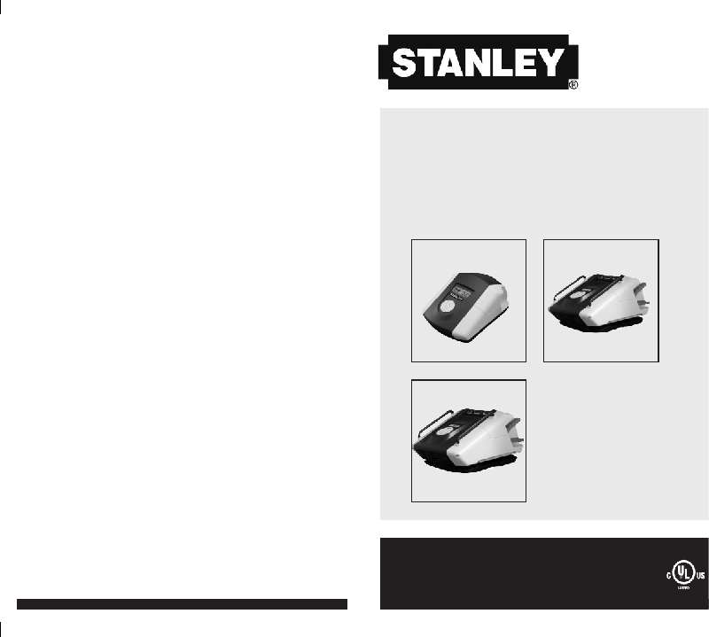 Stanley Battery Charger User Manual