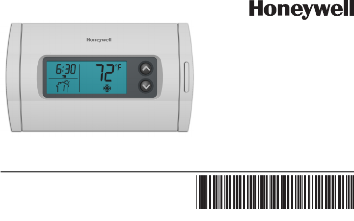 Honeywell RTH2310 Thermostat Operating manual PDF View/Download