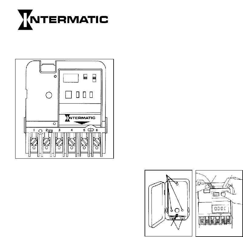 Intermatic EH10 Timer Operation & user’s manual PDF View/Download