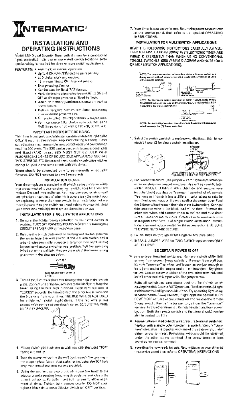 intermatic timer manual pdf