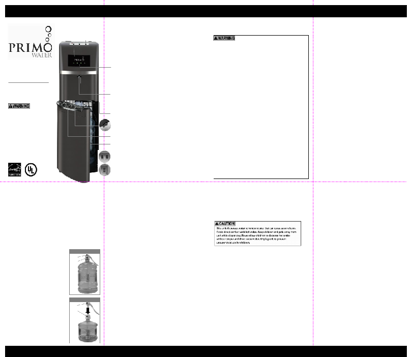 Primo Water 900134 Water Dispenser Manual PDF View/Download