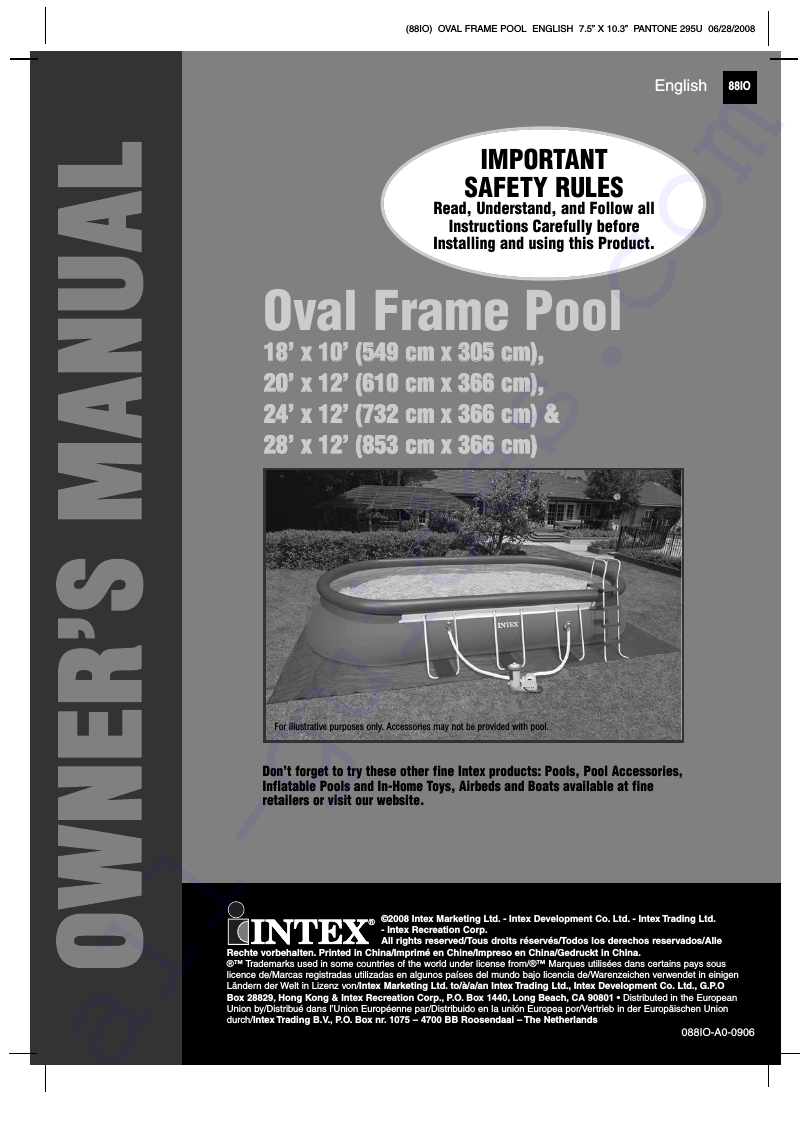 Intex Pool Filter Manual