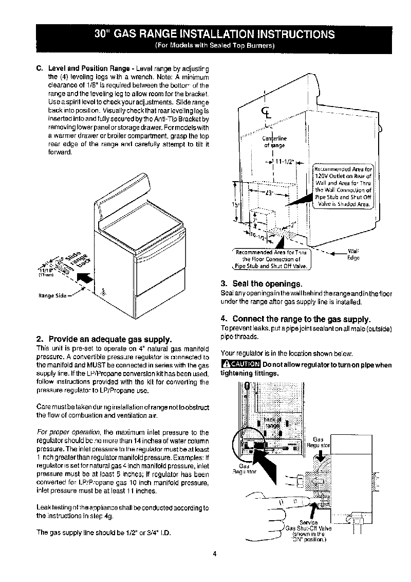 Frigidaire FGF378ACC Cooktop Installation Instructions Manual PDF View ...