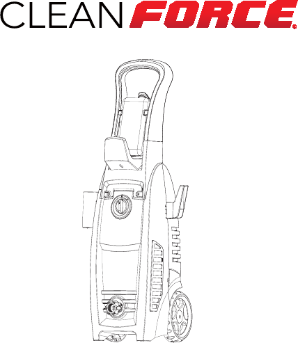 Clean Force CF1400 Pressure Washer Operator's manual PDF View/Download