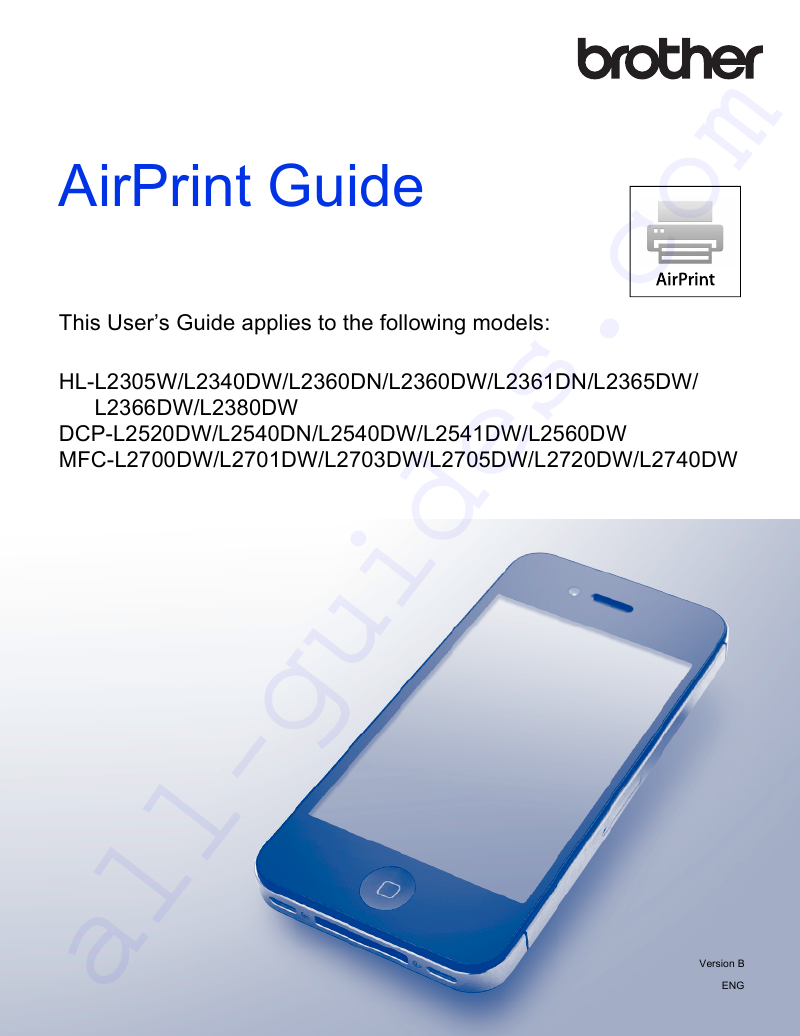 Brother DCP-L2520DW Printer Operation & user’s manual PDF View/Download