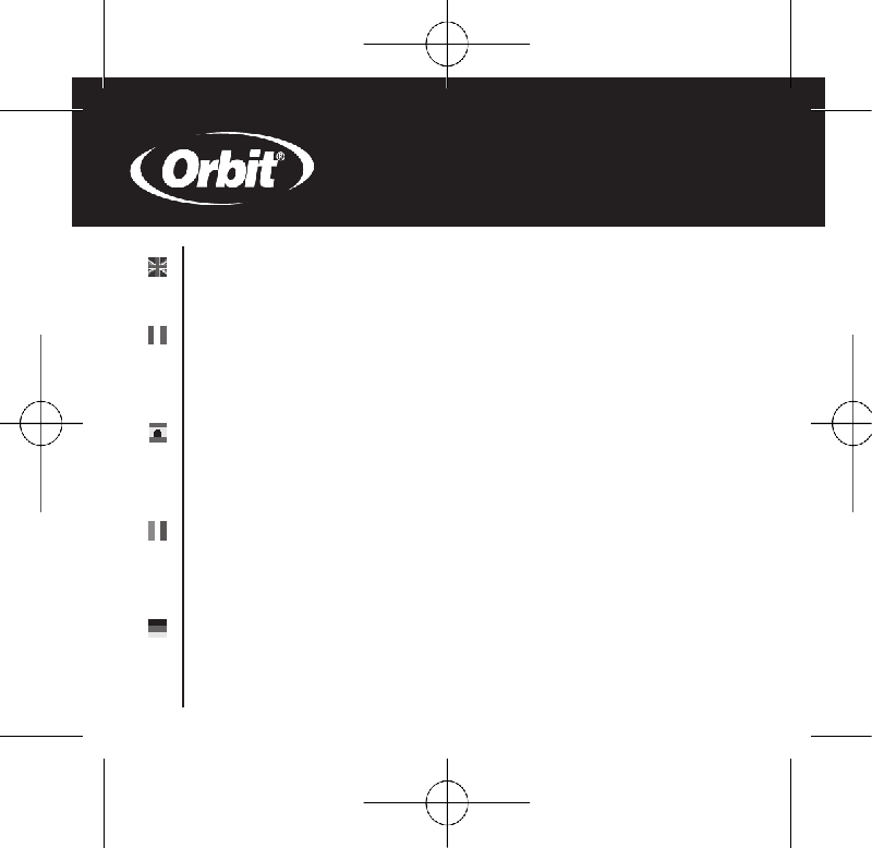 Orbit 62075 Timer Installation and user manual PDF View/Download