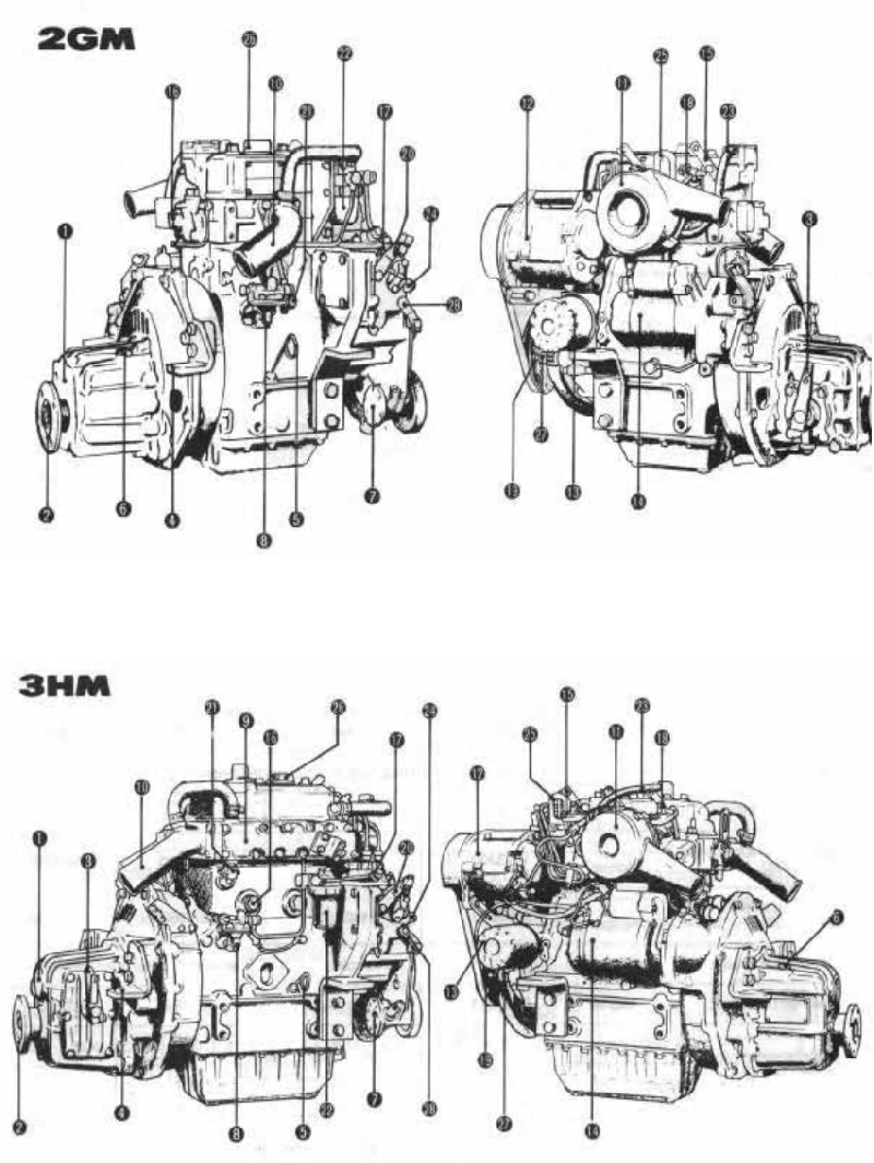 Yanmar 1GM Engine Operation manual PDF View/Download, Page # 4