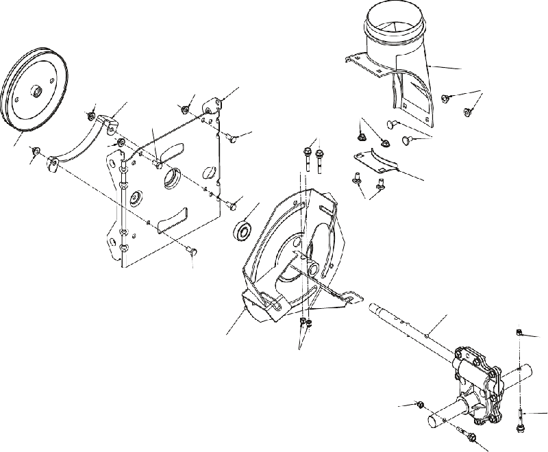 Husqvarna ST 224 Snow Blower Repair parts manual PDF View/Download