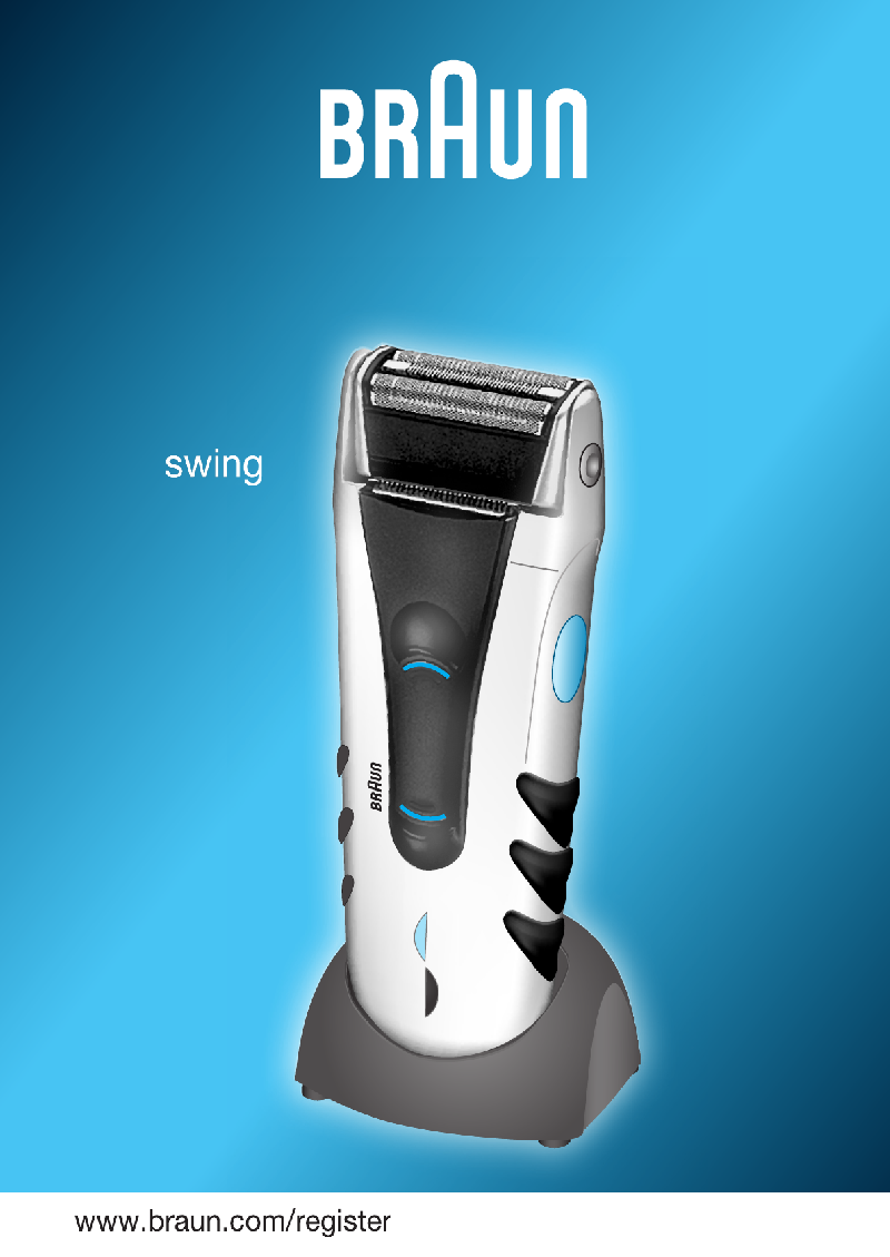 Braun 5770 Electric Shaver Owner's manual PDF View/Download