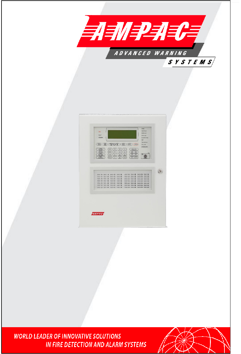 Ampac Firefinder Plus Addressable Fire Alarm Control 4435