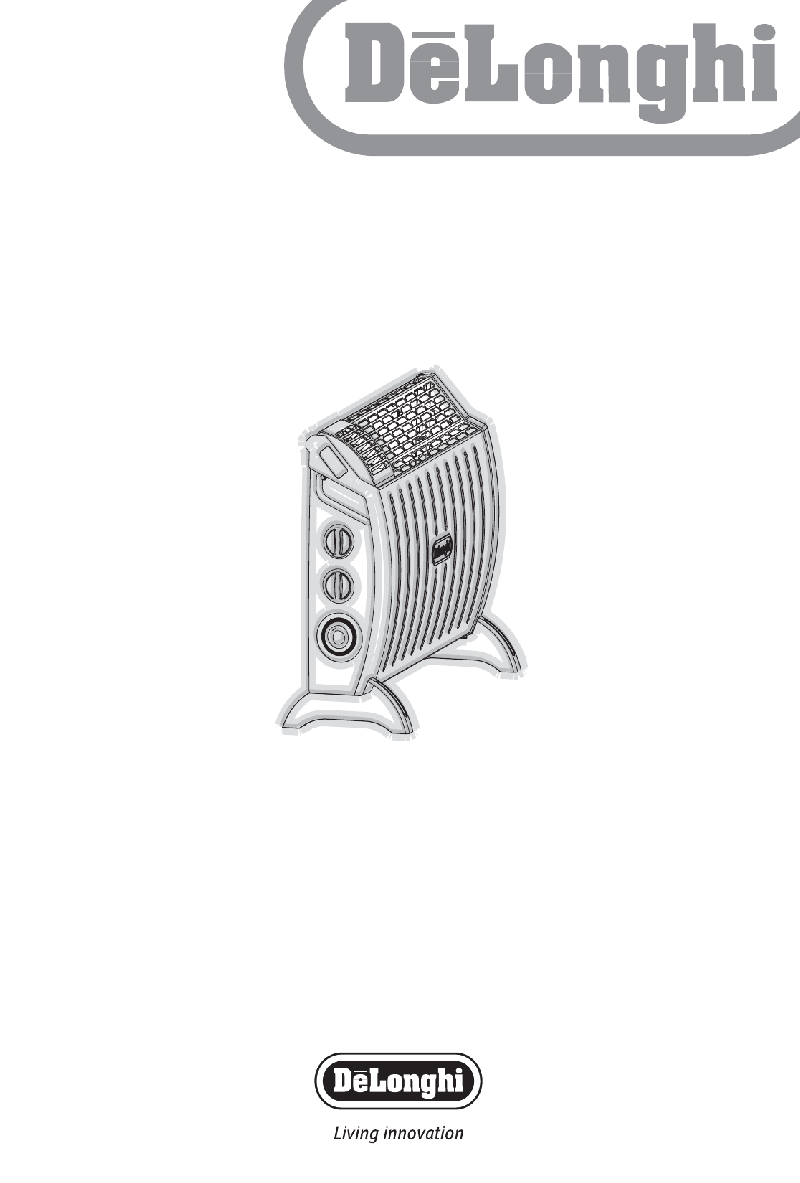 DeLonghi HCO series Electric Heater Instructions manual PDF View/Download