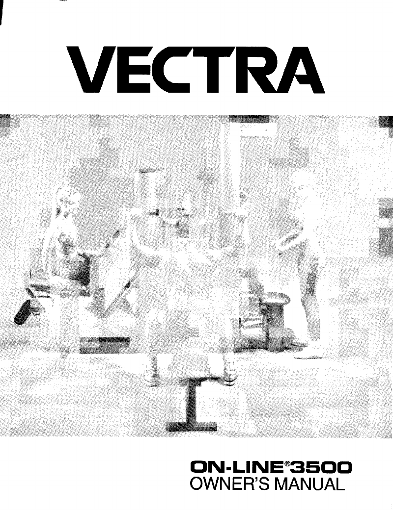 Vectra Fitness On-Line 3500 Fitness Equipment Owner's manual PDF View