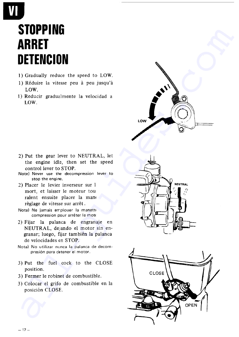 Yanmar YSB12 Engine Operation manual PDF View/Download, Page # 18