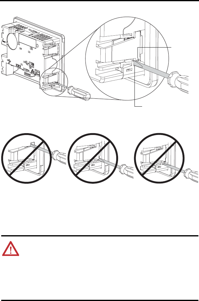 Allen-Bradley PanelView C1000 Touch terminals Installation instructions Sns-Brigh10