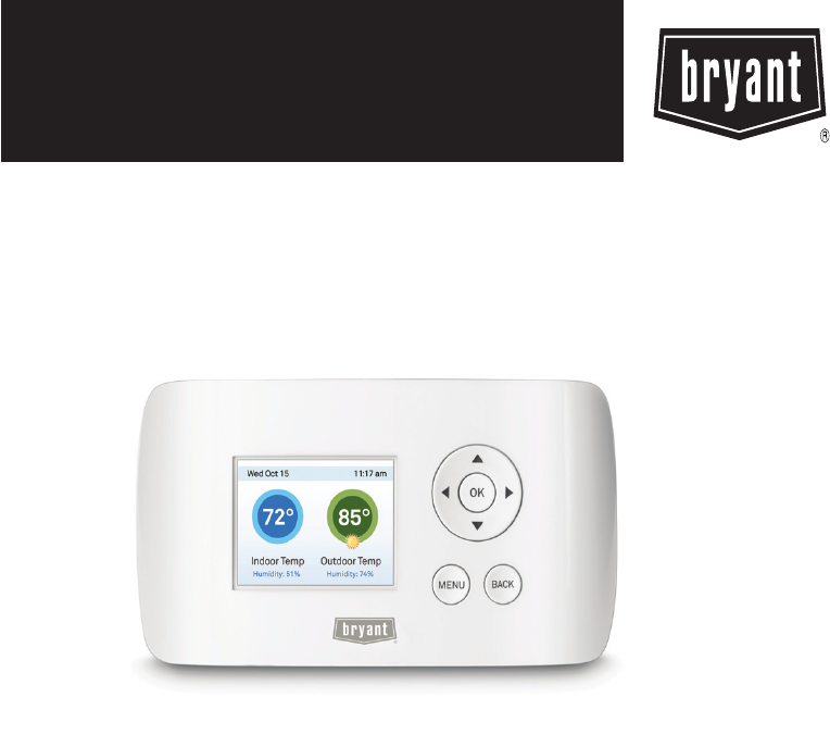 Bryant T2--WHS01 Thermostat Owner's manual PDF View/Download