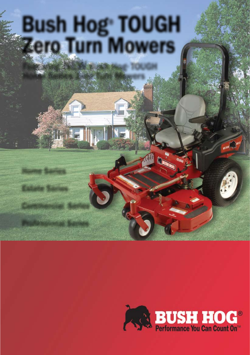 Bush Hog ES1644 Lawn Mower Brochure PDF View/Download