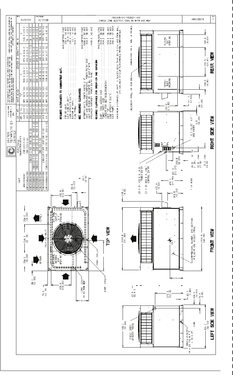 Carrier 48tme008 Spec Sheet