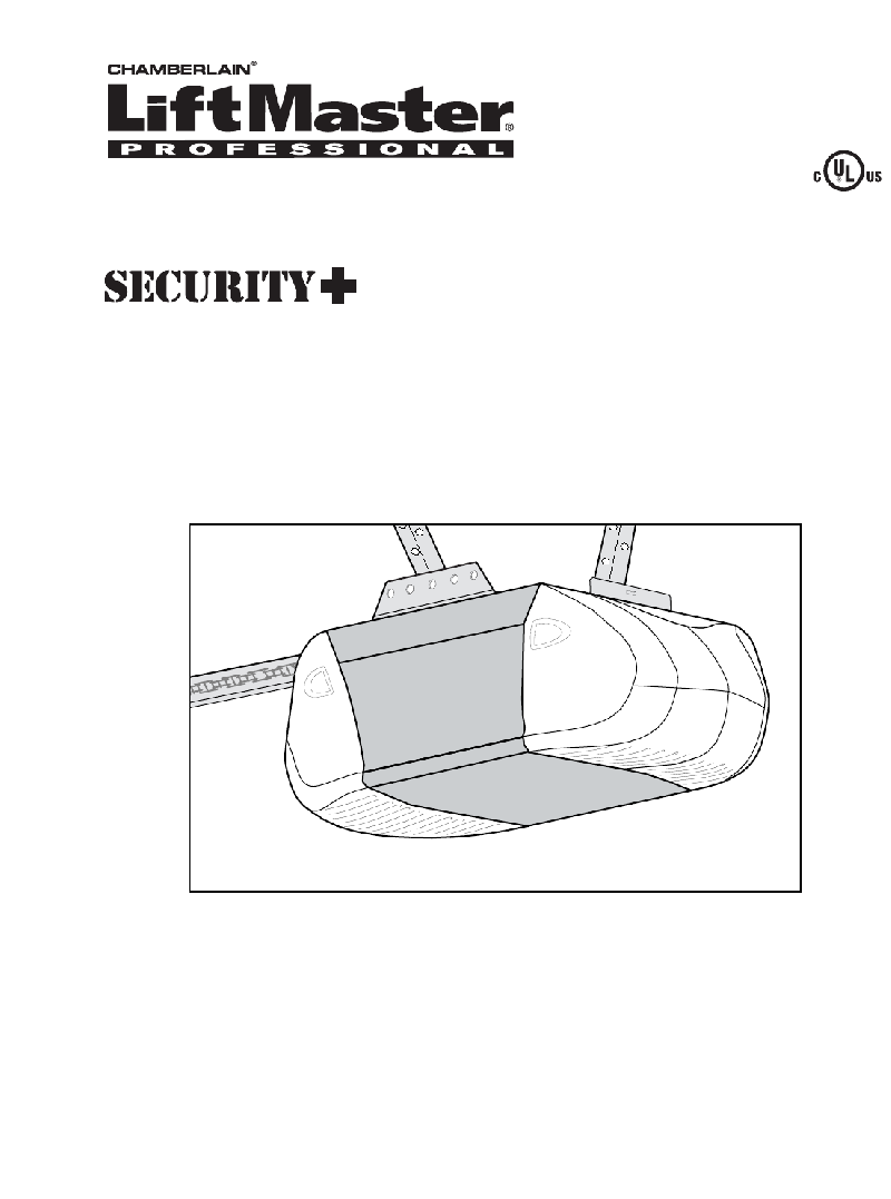 Chamberlain 3265 1/2 HP Garage Door Opener Owner's manual PDF View/Download